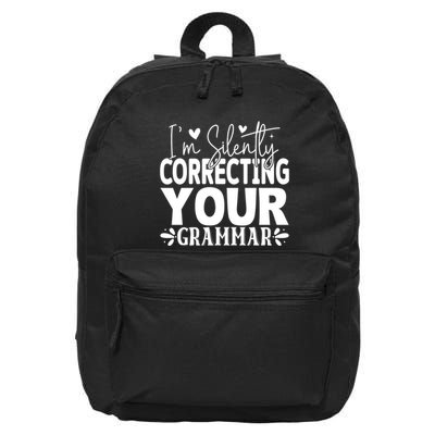 Sarcastic Grammar Correction Phrase 16 in Basic Backpack