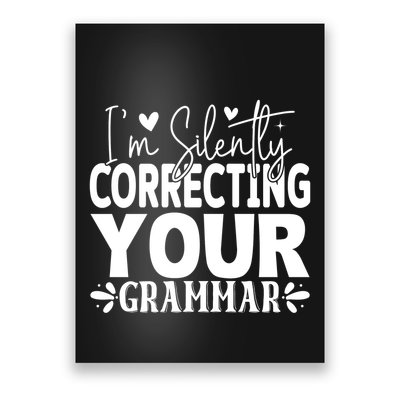 Sarcastic Grammar Correction Phrase Poster