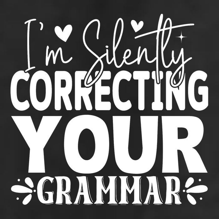 Sarcastic Grammar Correction Phrase Golf Towel