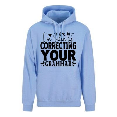 Sarcastic Grammar Correction Phrase Unisex Surf Hoodie