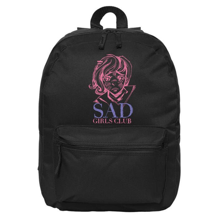 Sad Girls Club Anime 16 in Basic Backpack