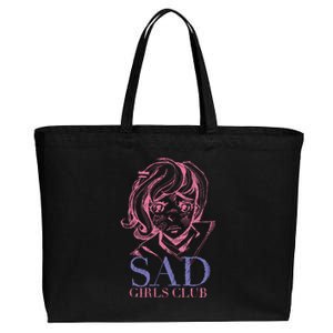 Sad Girls Club Anime Cotton Canvas Jumbo Tote