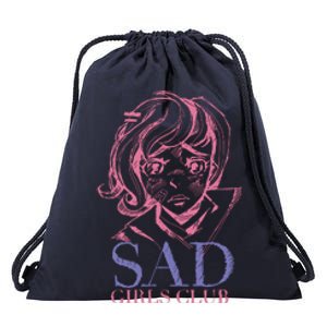 Sad Girls Club Anime Drawstring Bag