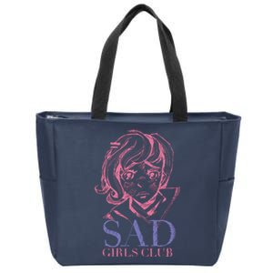 Sad Girls Club Anime Zip Tote Bag