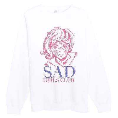 Sad Girls Club Anime Premium Crewneck Sweatshirt