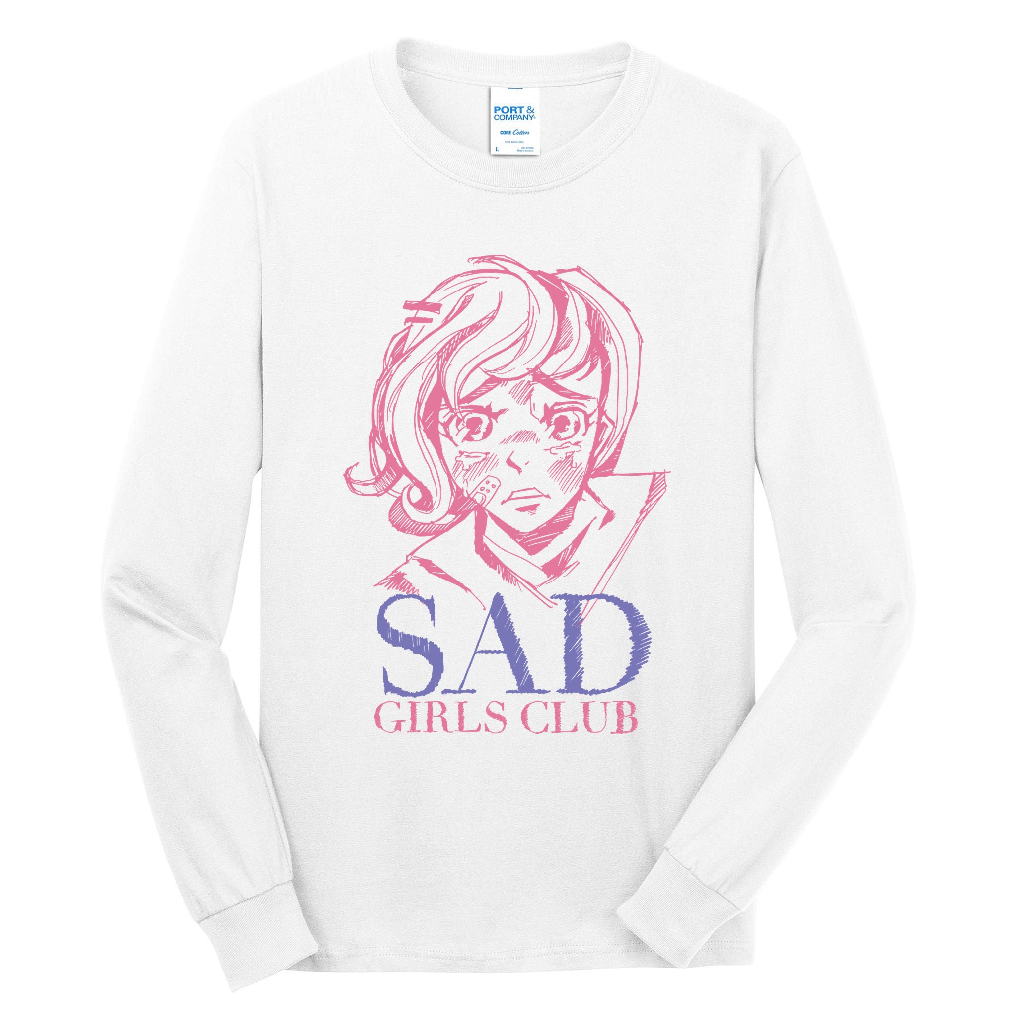 Sad Girls Club Anime Tall Long Sleeve T-Shirt