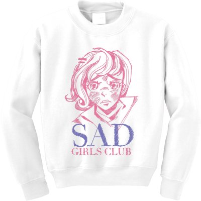 Sad Girls Club Anime Kids Sweatshirt