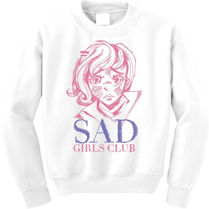 Sad Girls Club Anime Kids Sweatshirt