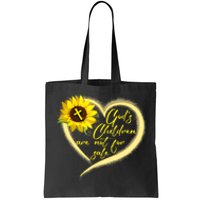 Sunflower Gods Children Are Not For Sale Fun Gods Children Tote Bag