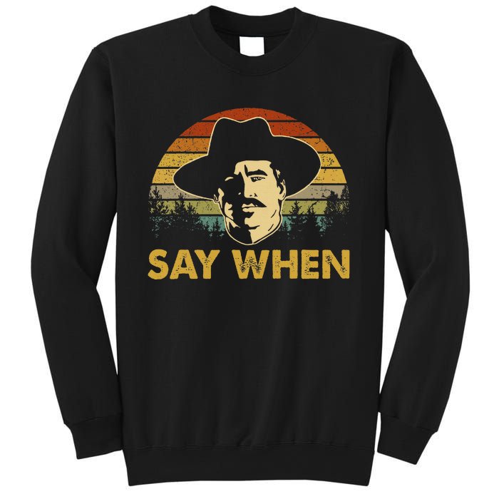 Say Graphic Cowboy Boots Vintage Art Adorable Costume When Sweatshirt