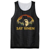 Say Graphic Cowboy Boots Vintage Art Adorable Costume When Mesh Reversible Basketball Jersey Tank