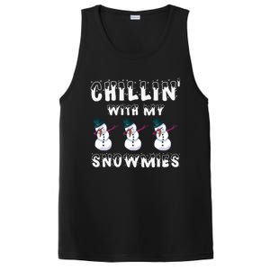 Snow Gang Christmas Chillin With My Snowmies Gift PosiCharge Competitor Tank