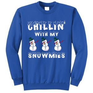 Snow Gang Christmas Chillin With My Snowmies Gift Sweatshirt