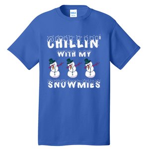 Snow Gang Christmas Chillin With My Snowmies Gift Tall T-Shirt