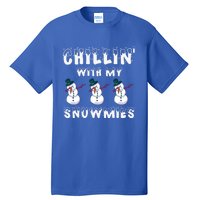 Snow Gang Christmas Chillin With My Snowmies Gift Tall T-Shirt