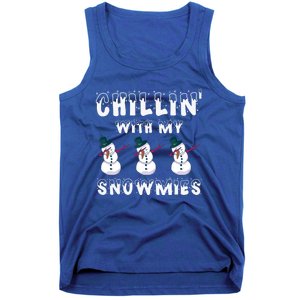 Snow Gang Christmas Chillin With My Snowmies Gift Tank Top