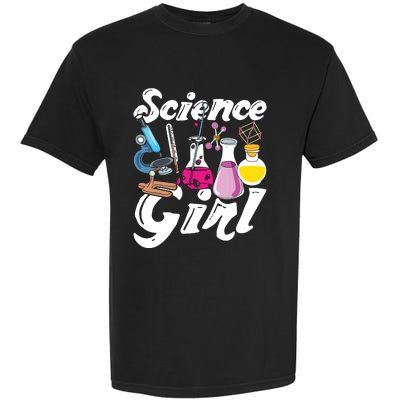 Science Girl Chemist Biology Scientist Women Gift Chemistry Garment-Dyed Heavyweight T-Shirt