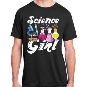 Science Girl Chemist Biology Scientist Women Gift Chemistry Adult ChromaSoft Performance T-Shirt