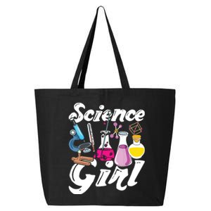 Science Girl Chemist Biology Scientist Women Gift Chemistry 25L Jumbo Tote