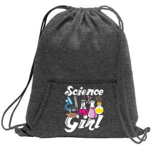 Science Girl Chemist Biology Scientist Women Gift Chemistry Sweatshirt Cinch Pack Bag