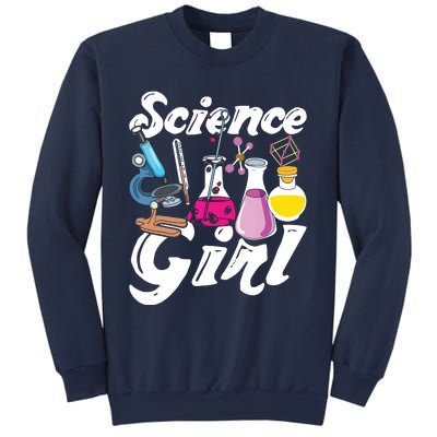 Science Girl Chemist Biology Scientist Women Gift Chemistry Sweatshirt