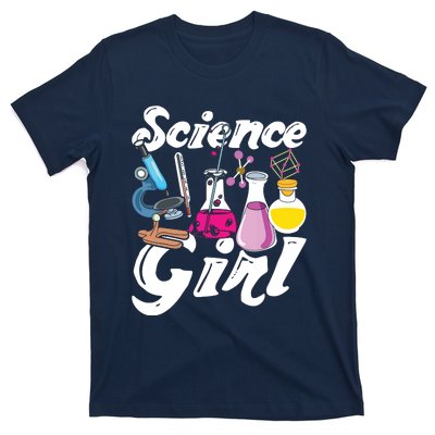 Science Girl Chemist Biology Scientist Women Gift Chemistry T-Shirt