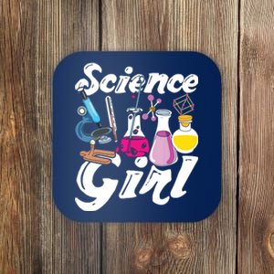 Science Girl Chemist Biology Scientist Women Gift Chemistry Coaster