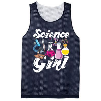 Science Girl Chemist Biology Scientist Women Gift Chemistry Mesh Reversible Basketball Jersey Tank