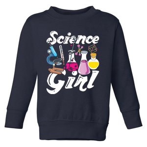 Science Girl Chemist Biology Scientist Women Gift Chemistry Toddler Sweatshirt