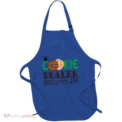 Scoucool Gift Cookie Dealer Security Cookie Troop Leader Gift Full-Length Apron With Pockets