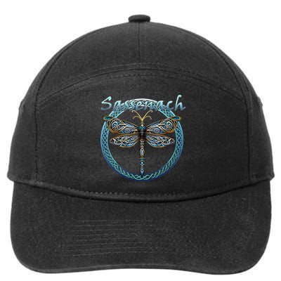 Sassenach Gaelic Dragonfly Scottish Outlander 7-Panel Snapback Hat