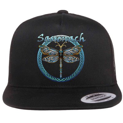 Sassenach Gaelic Dragonfly Scottish Outlander Flatbill Hat