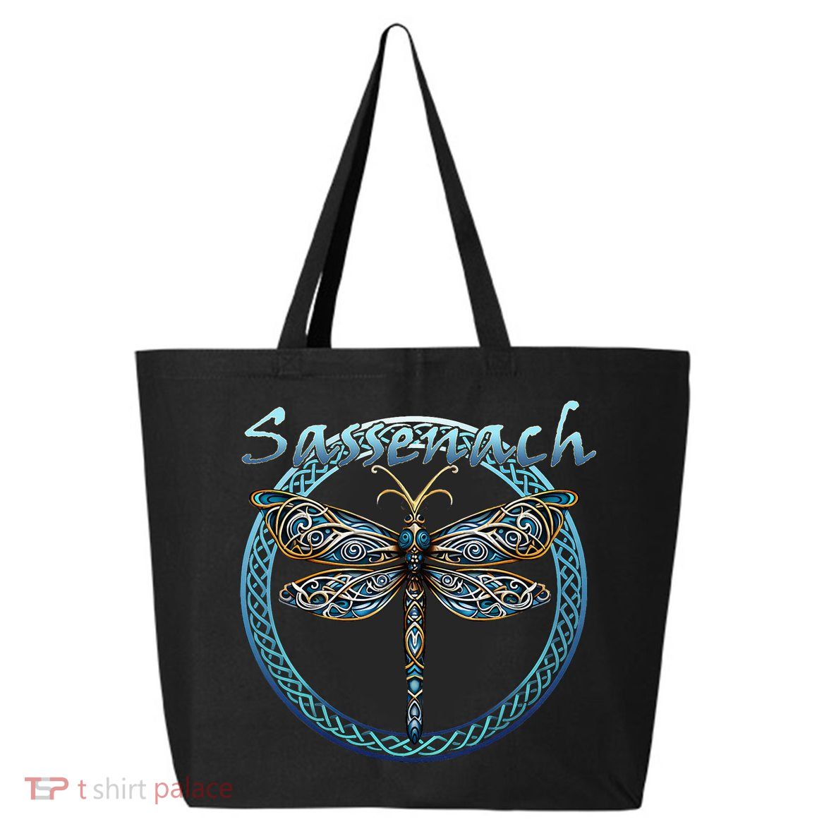 Sassenach Gaelic Dragonfly Scottish Outlander 25L Jumbo Tote