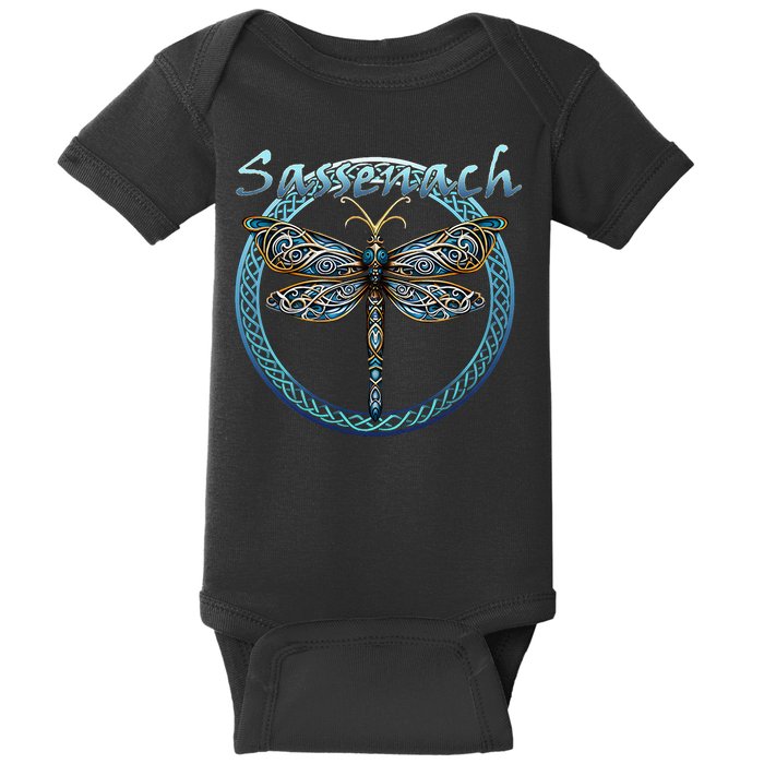 Sassenach Gaelic Dragonfly Scottish Outlander Baby Bodysuit