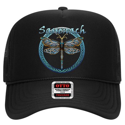 Sassenach Gaelic Dragonfly Scottish Outlander Trucker Hat