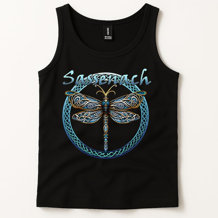 Sassenach Gaelic Dragonfly Scottish Outlander Tank Top