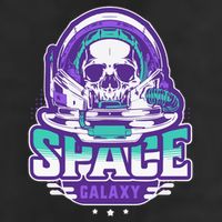 Space Galaxy Design Skull Astronaut Skull Lover Space Tourism 11oz C Handle Ceramic Mug