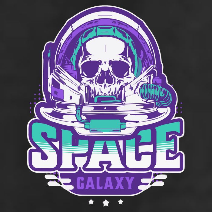 Space Galaxy Design Skull Astronaut Skull Lover Space Tourism 11oz C Handle Ceramic Mug