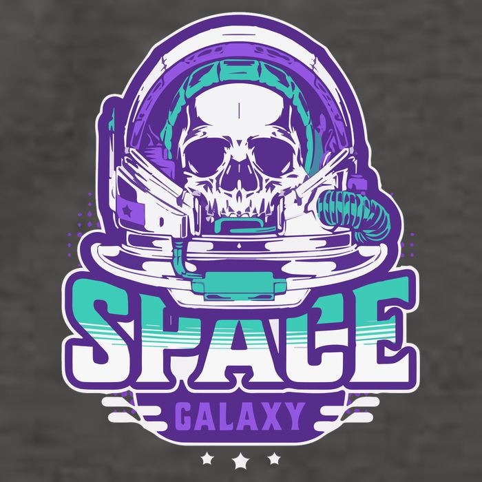 Space Galaxy Design Skull Astronaut Skull Lover Space Tourism Vector Backpack