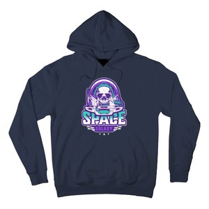 Space Galaxy Design Skull Astronaut Skull Lover Space Tourism Hoodie