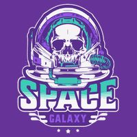 Space Galaxy Design Skull Astronaut Skull Lover Space Tourism Performance Shirt