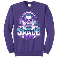 Space Galaxy Design Skull Astronaut Skull Lover Space Tourism Sweatshirt