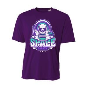 Space Galaxy Design Skull Astronaut Skull Lover Space Tourism Performance Sprint T-Shirt