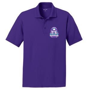 Space Galaxy Design Skull Astronaut Skull Lover Space Tourism PosiCharge RacerMesh Polo