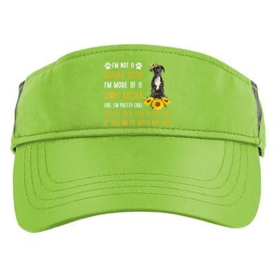 Sunflower Great Dane Mom Mothers Day Dog Mom Funny Gift Adult Drive Performance Visor