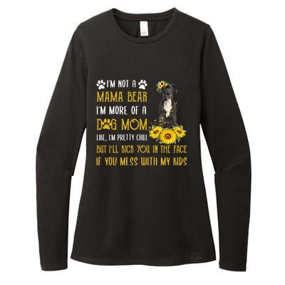 Sunflower Great Dane Mom Mothers Day Dog Mom Funny Gift Womens CVC Long Sleeve Shirt