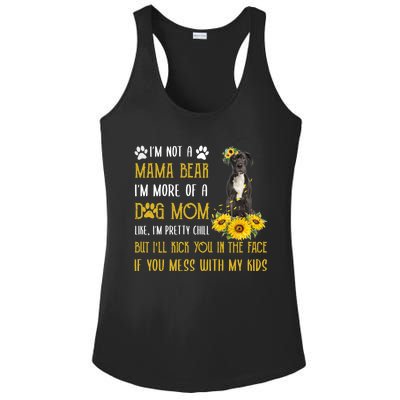 Sunflower Great Dane Mom Mothers Day Dog Mom Funny Gift Ladies PosiCharge Competitor Racerback Tank