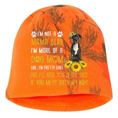 Sunflower Great Dane Mom Mothers Day Dog Mom Funny Gift Kati - Camo Knit Beanie