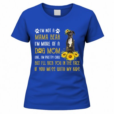 Sunflower Great Dane Mom Mothers Day Dog Mom Funny Gift Women's T-Shirt