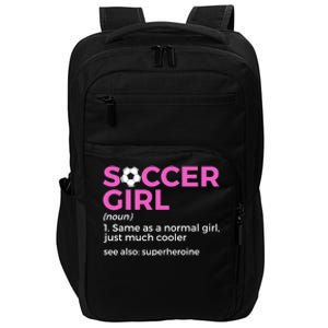 Soccer Girl Definition Impact Tech Backpack